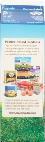 Organic Valley 2% Reduced Fat Milk Perspective: back