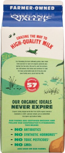 Organic Valley® 2% Reduced Fat Milk Perspective: back