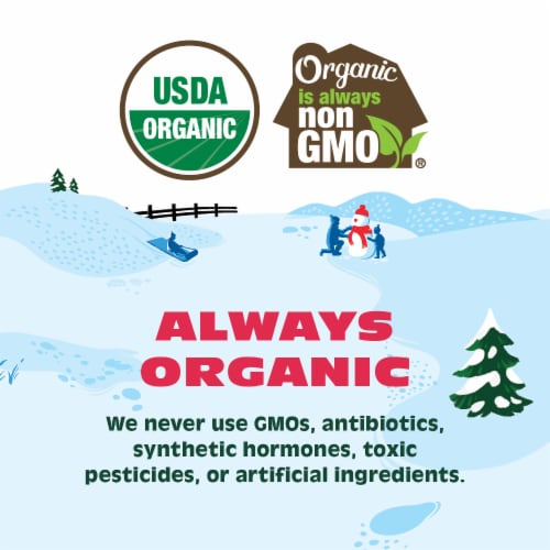 Organic Valley Reduced Fat Egg Nog Perspective: back