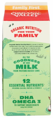 Organic Valley® Family First™ Whole Milk with DHA & Omega 3