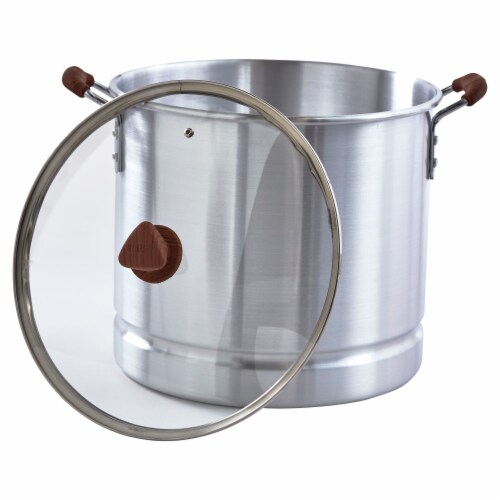 IMUSA Steamer and Glass Lid Perspective: back