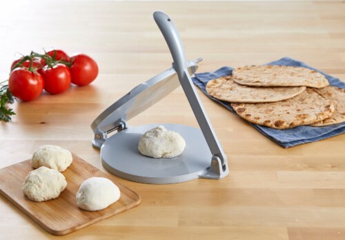IMUSA Aluminum Tortilla Press - Gray Perspective: back
