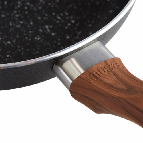 IMUSA Stone Frying Pan - Black Perspective: back