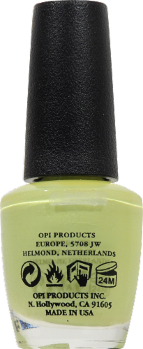 OPI Life Gave Me Lemons Nail Lacquer Perspective: back