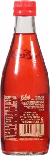 Dr. Enuf Herbal Cherry Energy Drink Bottle Perspective: back