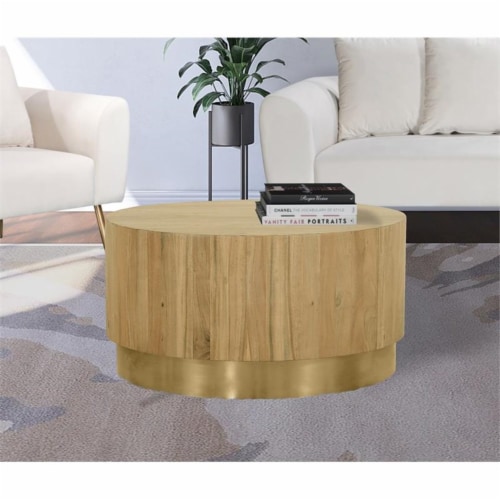 Meridian Furniture Acacia Square Coffee Table - Gold Meridian Furniture Acacia Square Coffee Table - Gold