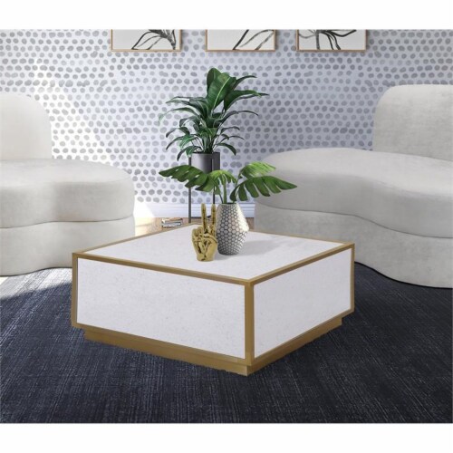 Meridian Furniture Glitz End Table - White Meridian Furniture Glitz End Table - White
