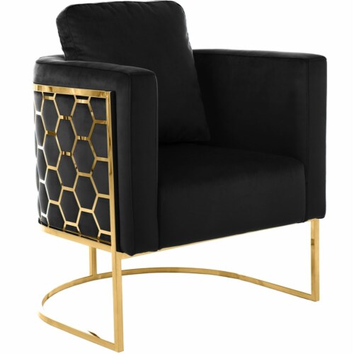 Meridian Furniture Casa Velvet Chair - Gold