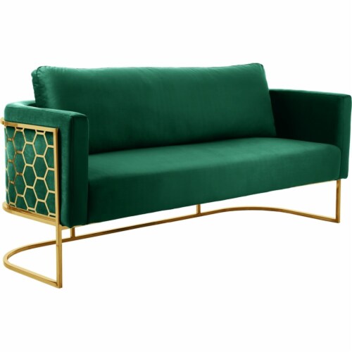 Meridian Furniture Casa Velvet Sofa - Gold