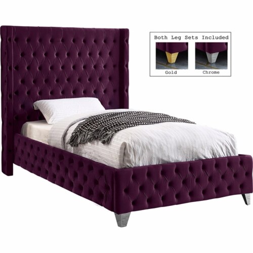 Purple twin bed deals