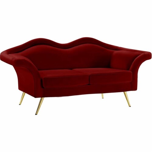 Meridian Furniture Lips Velvet Loveseat Meridian Furniture Lips Velvet Loveseat