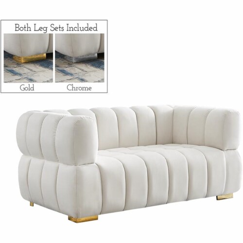 Meridian Furniture Gwen Velvet Loveseat Meridian Furniture Gwen Velvet Loveseat