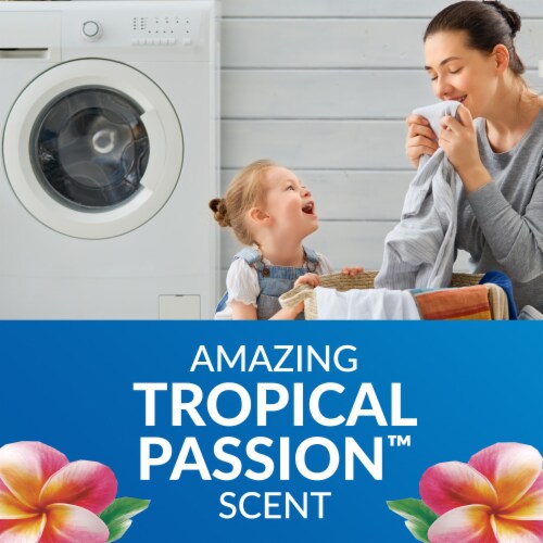 XTRA Tropical Passion Liquid Laundry Detergent Perspective: back