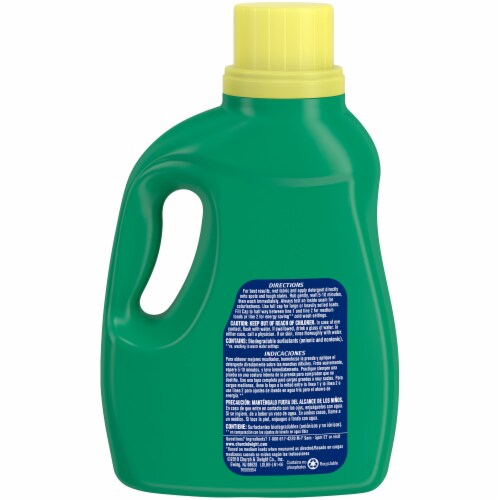 Xtra Mountain Rain Liquid Laundry Detergent Perspective: back