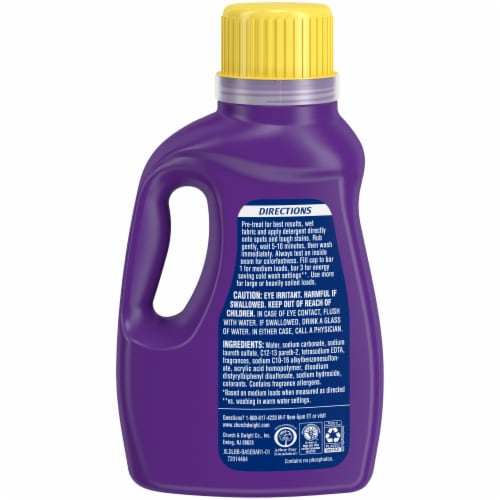 Xtra Tropical Passion Liquid Laundry Detergent Perspective: back