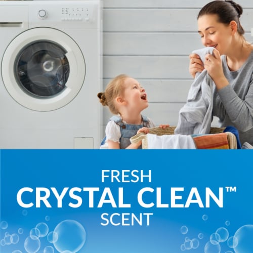 Xtra™ Plus OxyClean™ Crystal Clean Scent Liquid Laundry Detergent Perspective: back