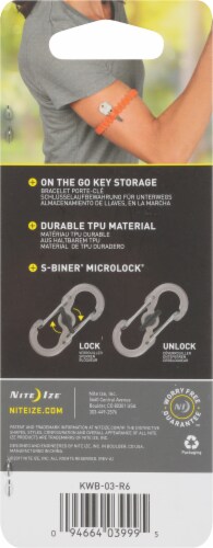 Nite Ize Key Band-It Stretch Wristband - Blue Perspective: back