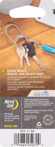 Nite Ize G-Series™ Dual Chamber Carabiner - Stainless Steel Perspective: back