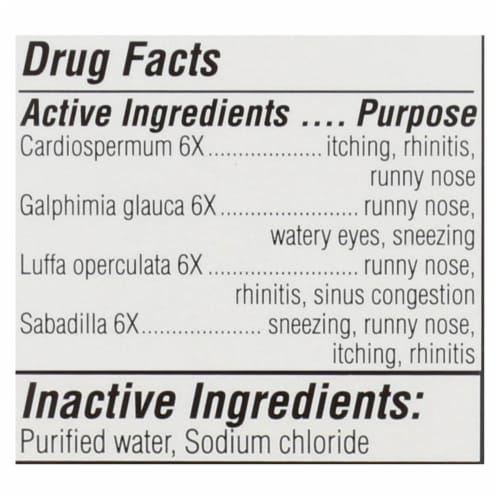 Similasan® Nasal Allergy Relief Mist Perspective: back