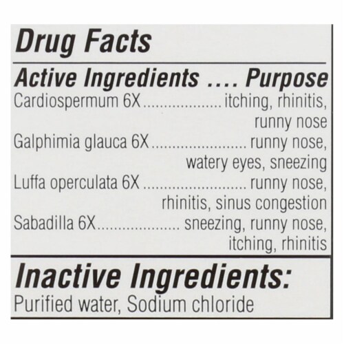 Similasan® Nasal Allergy Relief Mist Perspective: back