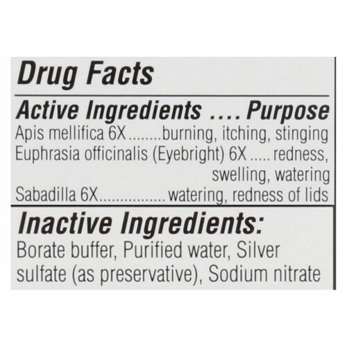 Similasan® Allergy Eye Relief™ Eye Drops Perspective: back