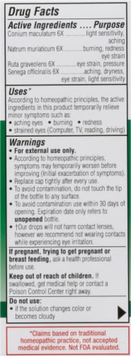 Similasan® Computer Eye Relief™ Drops Perspective: back