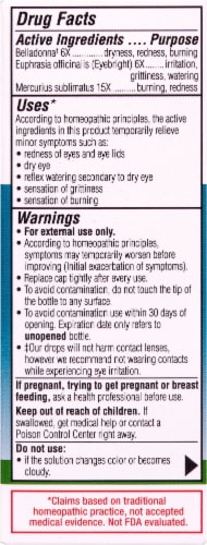 Similasan® Complete Eye Relief Perspective: back