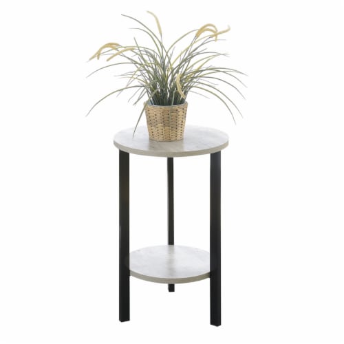 Convenience Concepts 111254 Graystone Plant Stand, 24 in. Perspective: back