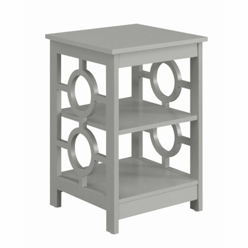 Convenience Concepts Gray Ring End Table 