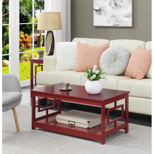 Convenience concepts town discount square coffee table