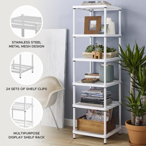 White tower shelf unit discount