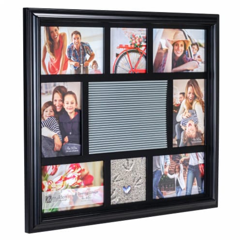 Malden Black Letterboard Picture Frame Perspective: back