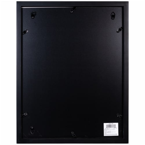 Malden Black Wedge Picture Frame Perspective: back
