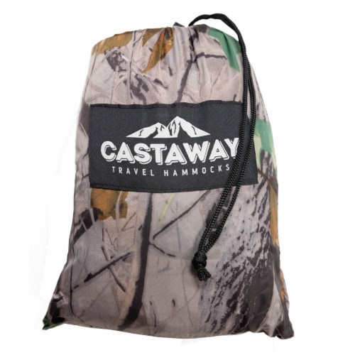 Castaway Hammock Travel Double Camo W/HS Perspective: back