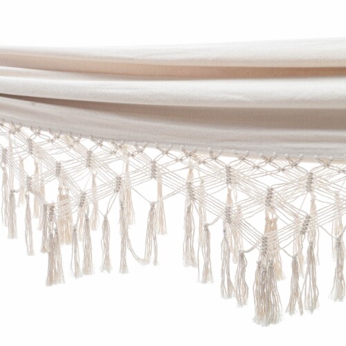 Castaway Hammock Single Layer Finge with Pillow Perspective: back