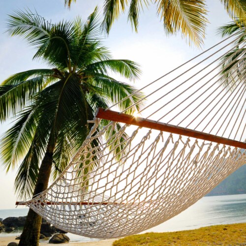 Castaway Hammock Cotton Rope Large Perspective: back