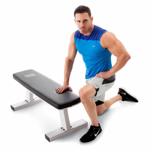 Marcy Home Gym Exercise Fitness Training Workout Flat Board Weight Lifting Bench Perspective: back