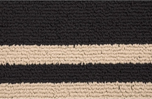 Garland Borderline Floor Runner - Black Perspective: back