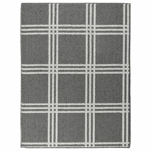 Garland Pure Plaid Cinder Accent Rug Perspective: back
