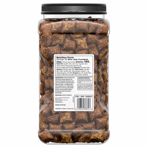 Kirkland Signature Peanut Butter Filled Pretzel Nuggets, 55 oz Perspective: back