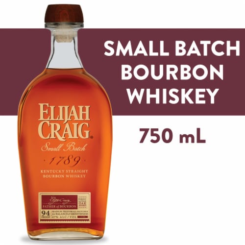 Elijah Craig Small Batch Straight Bourbon Perspective: back