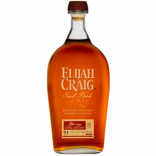 Elijah Craig Small Batch Kentucky Straight Bourbon Whiskey Perspective: back