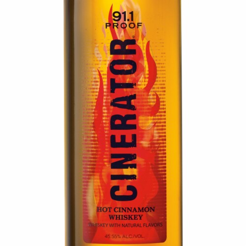 Cinerator Hot Cinnamon Kentucky Whiskey Perspective: back