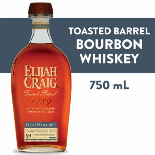 Elijah Craig Toasted Barrel Bourbon Perspective: back