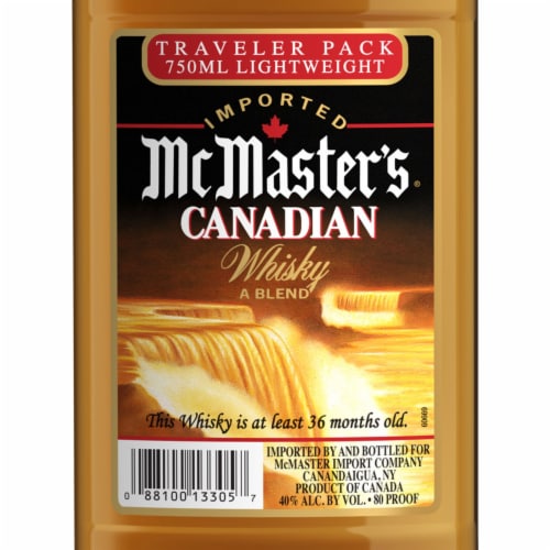 McMaster's Canadian Whisky Perspective: back