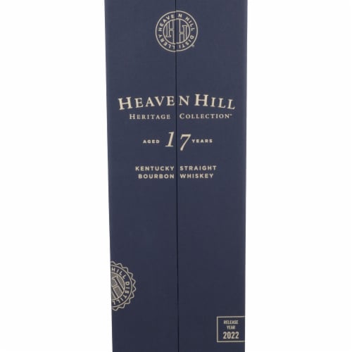 Heaven Hill Aged 17 Years Heritage Collection Barrel Proof Kentucky Straight Bourbon Whiskey Perspective: back