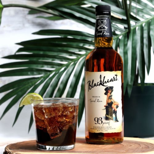 Blackheart Spiced Rum Perspective: back