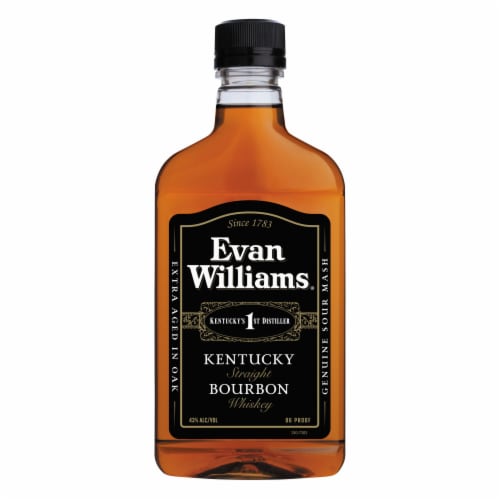Evan Williams Black Label Kentucky Straight Bourbon Whiskey Perspective: back
