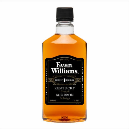 Evan Williams Black Label Kentucky Straight Bourbon Whiskey Perspective: back