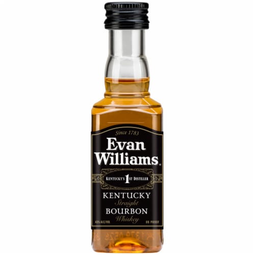 Evan Williams Black Label Kentucky Straight Bourbon Whiskey Perspective: back